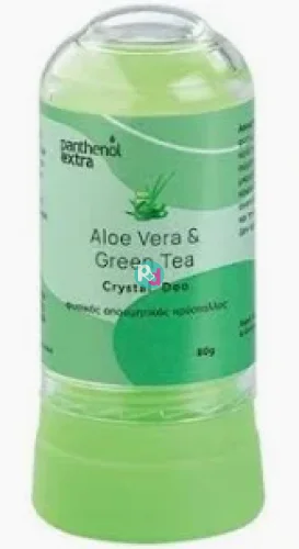 Medisei Panthenol Extra Aloe Vera & Green Tea Αποσμητικό Στικ Φυσικού Κρυστάλλου 80gr
